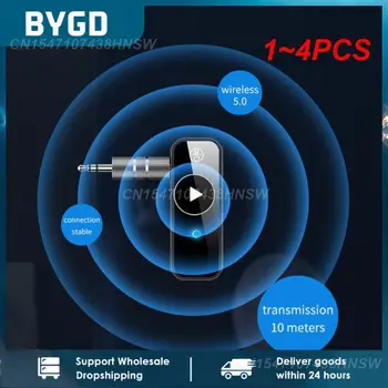 1 ~ 4ШТ Приемник-предавател, Bluetooth 5.0 2 В 1 Безжичен адаптер C28 3,5 мм Жак за автомобилни музикални аудиоприемника Aux Жак