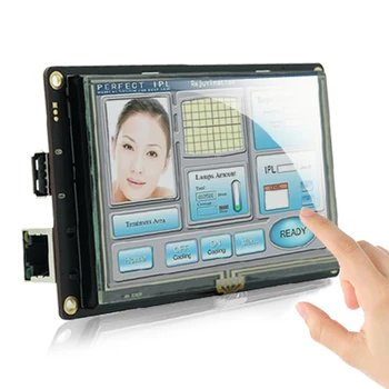 10,1-инчов ярък TFT-LCD модул с интерфейс rs232 и контролер