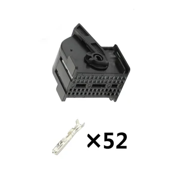 10 Комплекта 52-контакт усилвател, автоматично електрически кабелна контакти, автомобилния окабеляването, незапечатанного конектор с клеммами 967287-1