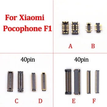 2 елемента за Xiaomi Pocophone F1 Poco F1 LCD екран спк стартира строителни конектор USB зарядно устройство, кабел за зареждане щифт на щепсела гнездо на батерията