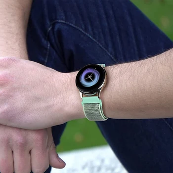 20 мм, Найлон дишаща каишка 83 Цветове Гривни за Samsung Galaxy Watch Active 2 /Watch4 Watch5/ Gear Sport /Watch3 41 мм