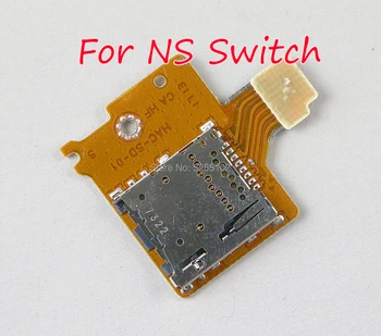 3 бр. За подмяна на ключа Nintend, конектори за карти SD TF платка за видео игра конзола NS Switch, такси за карти с памет.