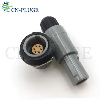 3-пинов медицински пластмасов конектор PAG/PLG M14, жак за свързване на захранващия кабел, щепсел и контакт