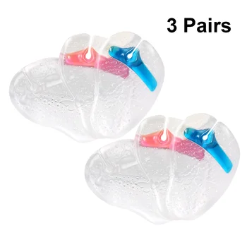 3 чифта сандали със защита за краката на петата и възглавничките за защита на чорапи M Гел стелки за високи