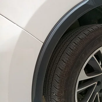 45 см 2 елемента Крило на колелата на автомобила Противоударные Ленти за вежди Стикер за автомобилни Огнища Защита за вежди от въглеродни влакна