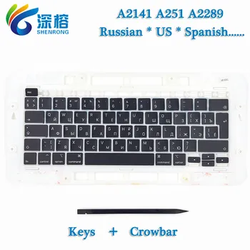 A2141 A2289 A2251 Клавишите Key Cap Keycaps Скоби От Клавиатурата Шарнир За Лаптоп Apple Macbook Pro Retina 13 