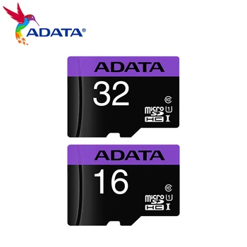 ADATA Micro SD Карта 80 mb/s. USH-I U1 C10 За Съхранение е 16 GB 32 GB Оригиналната Високоскоростна Карта Памет SDHC Flash TF Карта за Лаптоп UVA