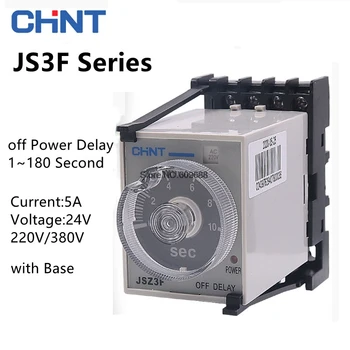 CHNT CHINT JSZ3F 5S 10S 60S 220V 380V Реле време Контролер закъснение на изключване