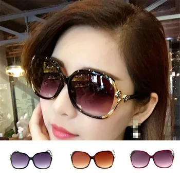 FOENIXSONG, модни слънчеви очила за жени в овална рамка, женски vintage слънчеви очила с цветен интериор, големите ретро очила с UV400
