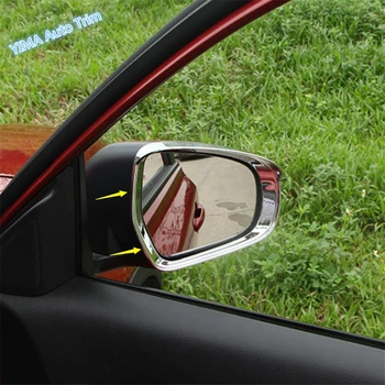 Lapetus Оформление на Автомобила Огледалото за Обратно виждане От Дъжд Тампон За Вежди Хромирани елементи, Подходящи За Suzuki Vitara Escudo 2015 - 2019 / ABS