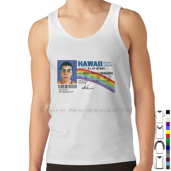 Mclovin-висококачествена класическа тениска и риза със стикери, жилетка от чист памук, разрешително Mclovin Superbad Movie Онази Nerd Hawaii