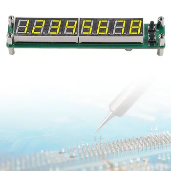 PLJ-8LED-R Модул тестер Цимометра 0,1 Mhz-2,4 Ghz Цифрови Радиочестотни Частотомер Led дисплей 8-Битов дисплей за постоянен ток, 8-15 В