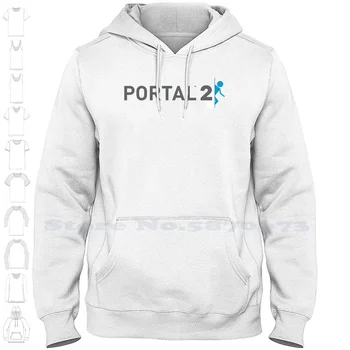 Portal 2 Logo Благородна hoody с логото на марката 2023, Нова графична hoody