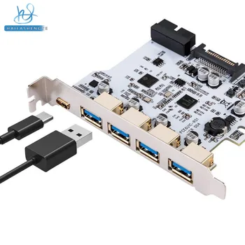 USB3.2 GEN1 Type-C Предната карта адаптер C-type Плюсове И минуси Поставяне отпред 19PIN двуядрен процесор 5 Gbit /s