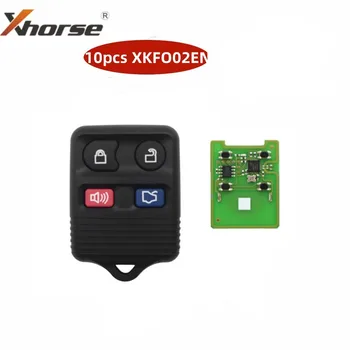 Xhorse Универсален жично Дистанционно Дистанционно Управление XKFO02EN с 4 Бутона Ключовете от колата за Ford VVDI Key Tool MAX Plus МИНИ-Програмист VVDI2