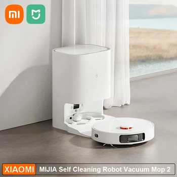 XIAOMI MIJIA Self Cleaning Robot Vacuum Моп 2 Pro Робот за почистване на един умен дом, инструменти за почистване на кал, Точна навигация на светиите от последните дни