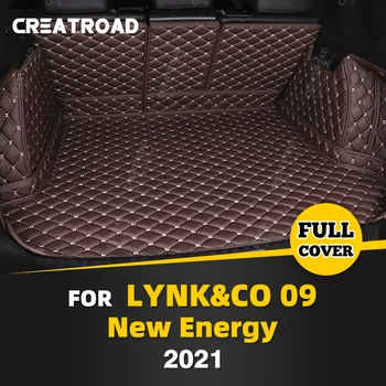 Автоматично Подложка За Багажника С Пълно Покритие За LYNK & CO 09 New Energy 6-Местен 2021 Авто Подложка За Багажника Карго Подложка Аксесоари За Защита на Интериора
