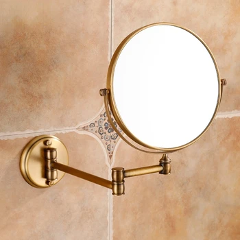 Антикварное европейското козметично огледало за баня, выдвижное монтиране на двустранно огледало 8 инча