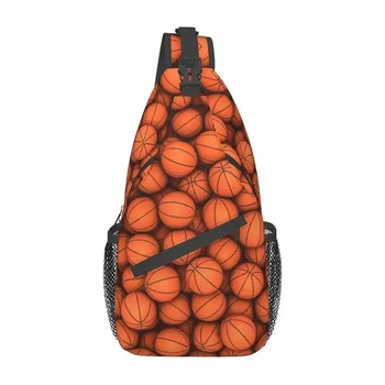 Баскетболно спортна чанта през рамо, нагрудная чанта, мъжка модерен раница за пътуване