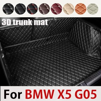 Високо качество! Пълен комплект автомобилни постелки за багажник BMW X5 G05 2020, непромокаеми постелки за карго подложка, килими за багажника за X5 2019