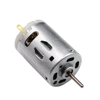 Високоскоростен микромотор dc Мотор-редуктор от полиран метал и неръждаема стомана за електрически уреди, инструменти, резервни части.
