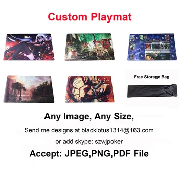 Геймърска подложка с Индивидуален Печат на Всички Изображения от Всякакъв размер За Игри на Карти TCG Игри MGT /PKM / YGO / Карта Fight Vanguard Batterfield Playmat