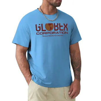 Глобэкс лого на корпорация Ханк ScorpioT тениска Тениска графичен тениски сладки funnys дрехи мъжки графични тениски