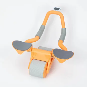 Горещ продукт, Нов дизайн, Роликовое колело за упражнения за преса с автоматично отскок С таймер, Мускулен Стимулатор на Коремните мускули