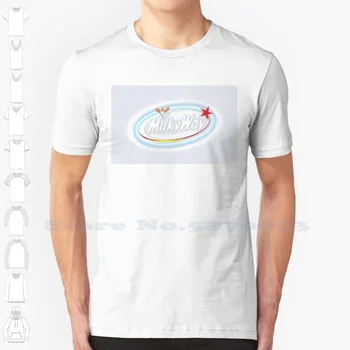 Ежедневна тениска с логото на Млечния Път, тениски от висококачествени графичен материал от 100% памук