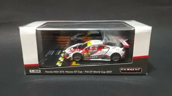 За Honda NSX GT3 FIA GT 1: 64 Играчка на пишеща машина от сплав, Метални Модели на автомобили, отлитые под налягане, за деца, подарък за момчета