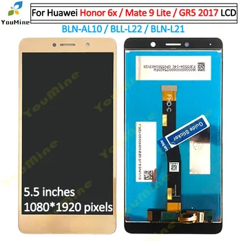 за LCD екрана Huawei Honor 6X висок Клас преносим LCD дисплей + сензорен LCD смартфон Huawei GR5 2017 капитан 9 lite