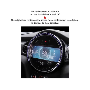 За MINI Cooper F55 F56 Екран на централната конзола Декоративна рамка за Mini F57 на Кутията на централната конзола за управление на автомобил 2014-2022 8,8 Инча