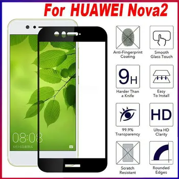 Закалено стъкло с пълно покритие на 3D за Huawei P20 P10 Lite Plus Защитно фолио за екрана Huawei P20 Honor 10, Защитно стъкло