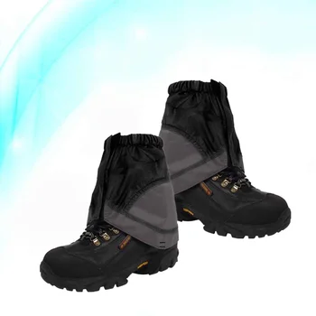 Калъф за краката, за разходки на открито, кратък ультралегкий водоустойчив найлонов калъф за крака от пясък и сняг, ботуши, чанта за обувки, въжета, цвят случаен