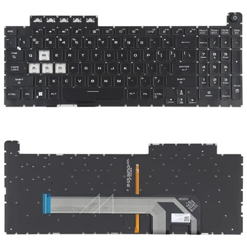 Клавиатурата на Asus TUF Gaming F15 FX506 FA506 американската версия със задно осветяване