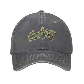 Модерен висококачествен деним, шапка с логото на Greensboro Grasshoppers, вязаная капачка, бейзболна шапка