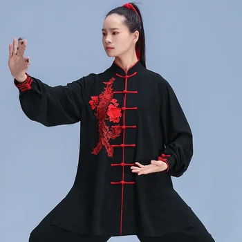 Модерна Форма На Тай Чи За Жени И Мъже, Форма За Бойни Изкуства, Китайски Традиционен Народен Костюм Кунг-Фу, Сутрин Спортен Костюм Ушу 11031