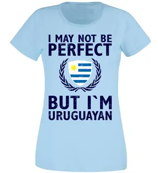 Най-новият дамски тениска 2019 г. от памук кръгло деколте, риза Uruguay Wowomen'S Footballerfitness