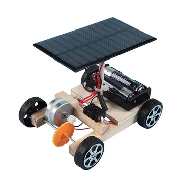 Направи си САМ Научен Експеримент Модел Комплект за Слънчева Модел Автомобил STEM Образователен Строителен Комплект За Слънчева Енергия САМ на Модела Събрани Комплекти