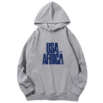 Ние сме Световен юбилей на САЩ за Африка, графични качулки United Artists с качулка, памучен риза с качулка, худи essentials