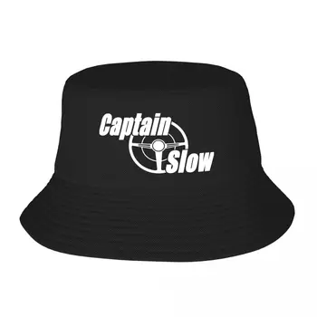 Нов Captain Slow Класическа бяла шапка-кофа с логото, шапка луксозна марка, шапка за татко, Маркови Мъжки шапки, шапка за коня, Мъжки тенис на жените