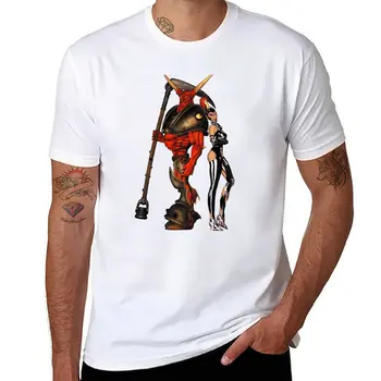 Нов Dungeon Keeper 2 - тениска с изображение на Рогат Жнеца и Тъмна г-жа, тениски с графичен дизайн, тениски за мъже, памук