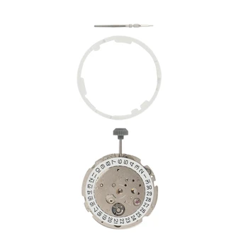 Нов висок клас с часовников механизъм Japan 21 Jewels MIYOTA 8215, черно колело дата от неръждаема стомана