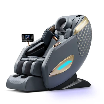 Нов Луксозен спа-център за крака с LCD дисплей 2023 година с дистанционно управление, Цена по цена на производителя, Месене, Отоплението е в безтегловност, стол за Масаж на цялото тяло Blue-Зъб