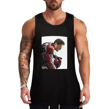 Нов Робърт Дауни-младши. Майк за бодибилдинг, тениска с аниме, на горно облекло за мъже, летни дрехи за мъже