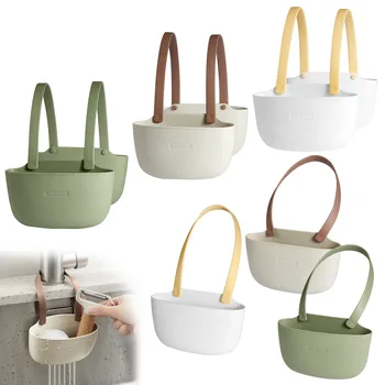 Нова Начална кошница за съхранение, Държач за кухненска мивка, Регулируеми Гъба за сапун, Подвесная кошница за източване, Чанта за кухненски принадлежности