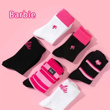 Нови Спортни чорапи Kawali MINISO кукли Барби, Еластични, Удобни за почивка, Модерен, Сладка, Подарък за момиче, Подарък за Рожден Ден за приятелка