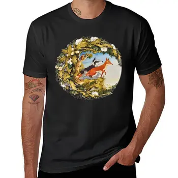 Нови тениски с класически дизайн Animals Of Farthing Wood, эстетичная облекла, потници в големи размери, красиви блузи, мъжки реколта тениски