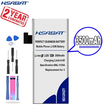 Новият пристигането на [HSABAT] Взаимозаменяеми батерията с капацитет от 3500 mah за iPhone 5 за iphone 5G за iphone5 за iphone5G