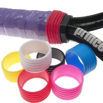 О гуменият пръстен за рекет, пръстен за захващане, тенис химикалки, Износостойкая Мека Еластична Цветна лента за ракета за Еднократна употреба.